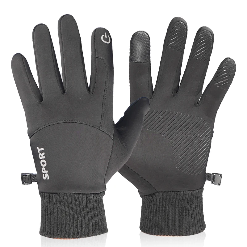 OZERO Guanti Invernali Unisex Touch Screen - Modello Convertibile Con Aletta, Caldi E Comodi Per Uscire Al Freddo
