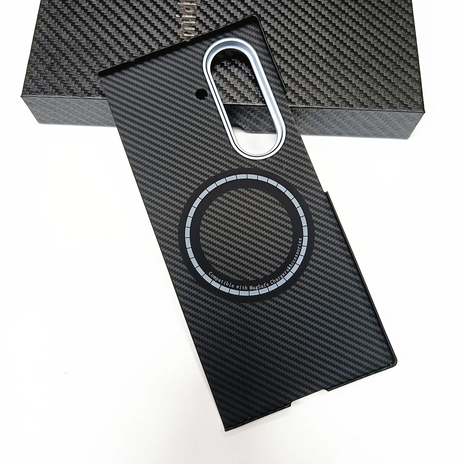 Premium Ultra Thin Aramid Carbon Fiber Shockproof Back Cover