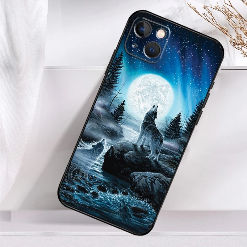 Wild Wolf Soft Cover Phone Case - Striking Design
