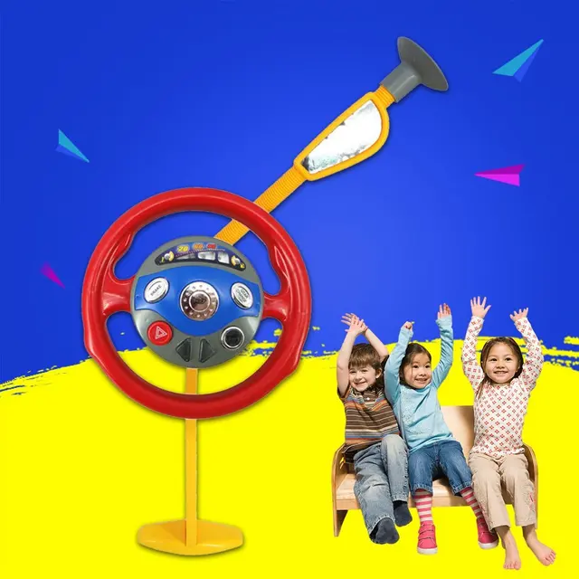 Kinder Spielen Spielzeug Lustige Elektronische Rücksitz Fahrer Auto Sitz Lenkrad  Kinder Kinder Fahren Spielzeug - AliExpress