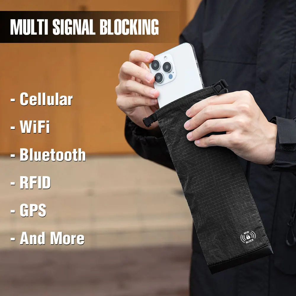 Advanced RFID Blocking Sleeves: Anti-Theft Travel Wallet for Devices, Cash, and Cards