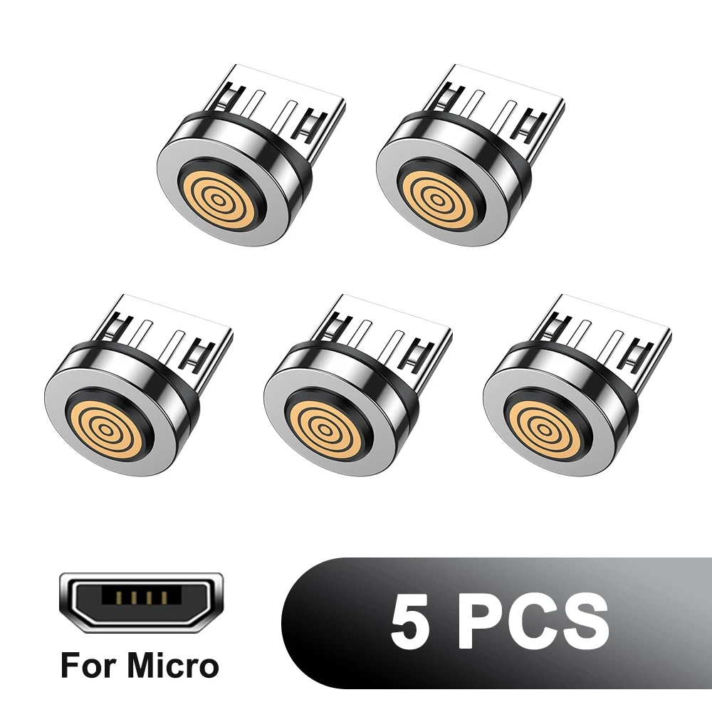 Магнитные наконечники для iPhone, 7 контактов, магнитный кабель типа C Micro USB, сменные детали для быстрой зарядки (art.: 3920c4e3f178b) - 3920c4e3f178b
