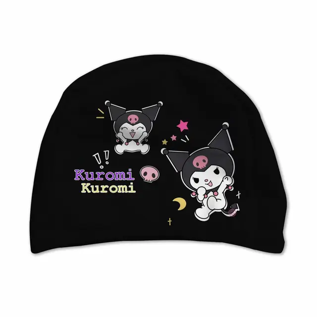 Sanrio Swimming Cap Kuromi Accessories Cute Anime Kawaii Adult Children Stretch Comfortable Not Strangle Head Toys for Girl Gift