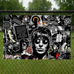 Rock Oasis Singer Flag - Room, Dorm, and Party Decoration Banner - QZ244x152CM (Z4)