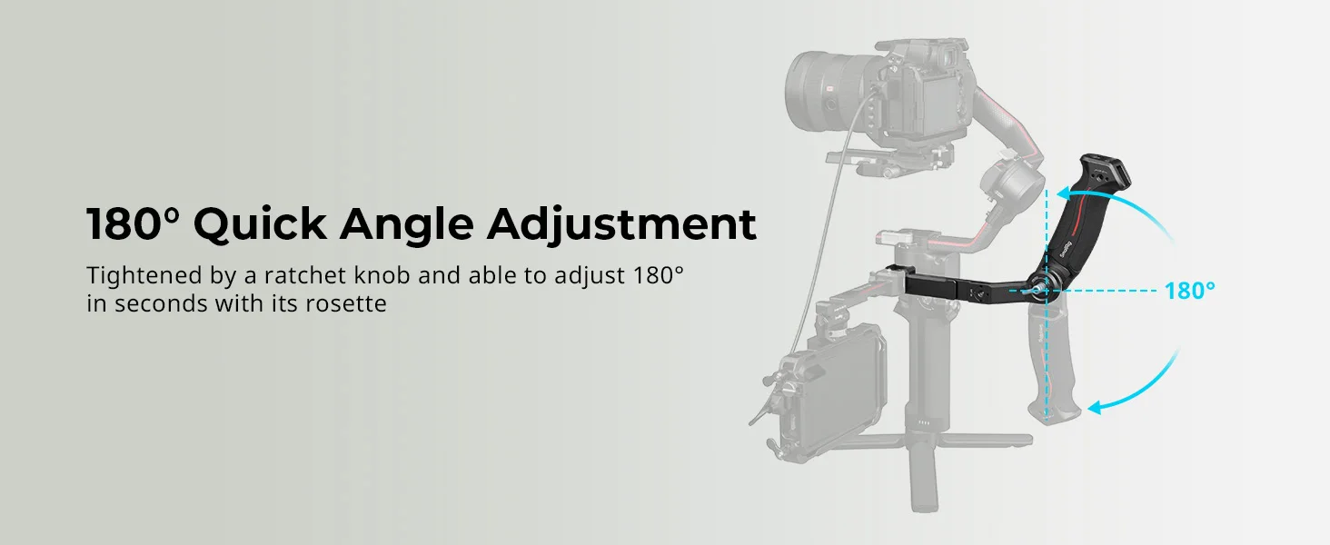 Sling Handle Kit with Weight-Reducing Shoulder Strap Kit for DJI RS 3/ RS 3 Pro