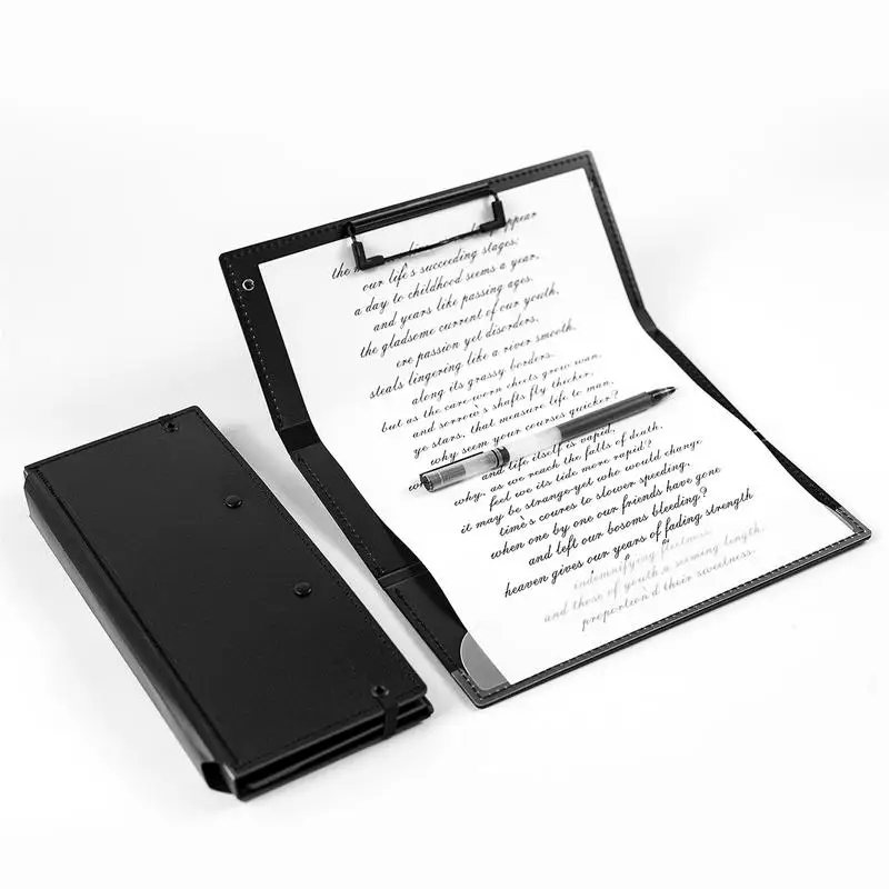 

Foldable Nursing Clipboard Portable Office Clip Board 24.1cm/9.48inch Pocket Size For Students Nurses Doctors Teachers Site