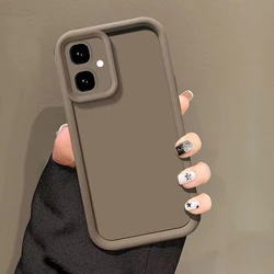 Luxury Candy Matte Soft Phone Case with Anti - Fall Protection for Infinix Smart 20 (TY brown)
