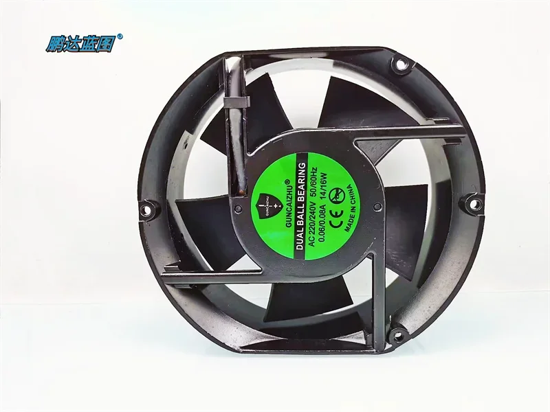 GUNCAIZHU double ball bearing 17251 220V welded cabinet axial fan cabinet cooling fan