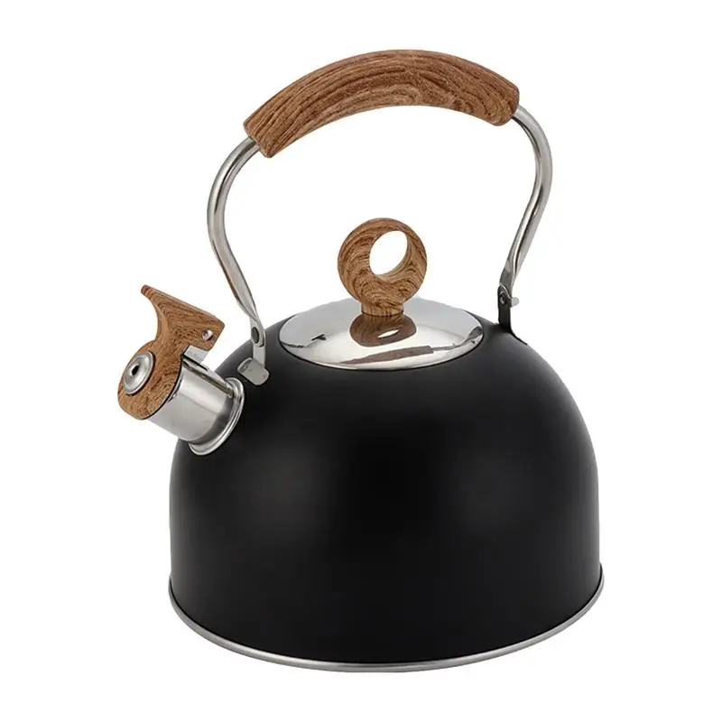 

Stove Top Tea Kettles Stainless Steel Water Kettle Whistling Teapot 2.5L Boiling Teapot with Stay-Cool Ergonomic Handle for