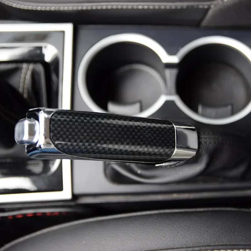 1PCS Universal Car Hand Brake Protector Cover Carbon Fiber Car Interior Accessories Auto Hand Brake Protective Cover hand brake cover