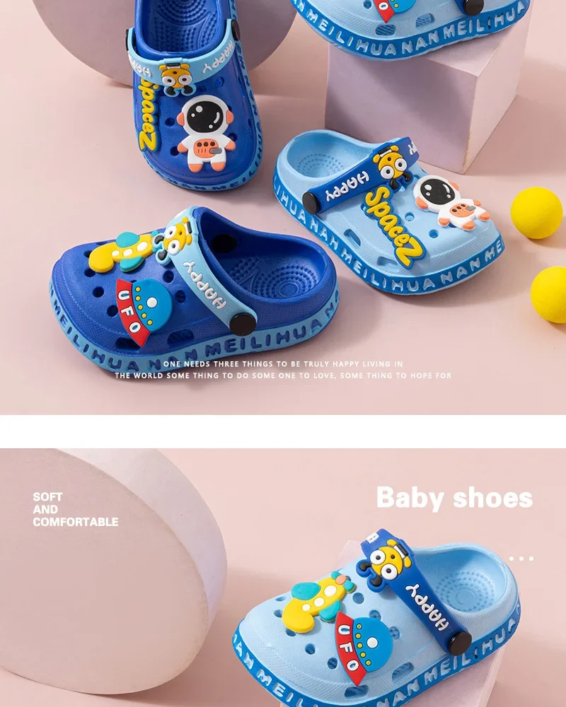 Children Summer Slippers - Waterproof EVA Kids Garden Shoes | Soft Outdoor Footwear
