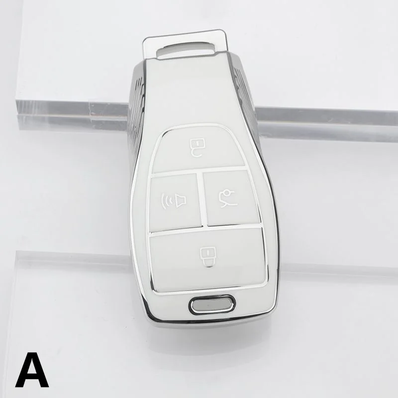Premium TPU Key Fob Case Cover with Keychain Attachment