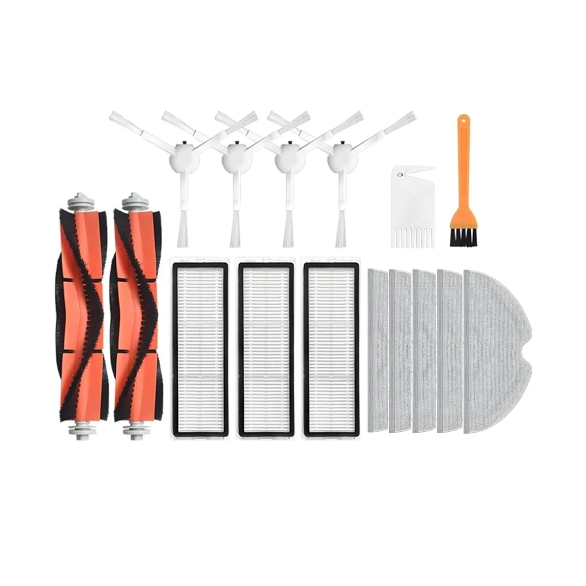 

Replacement HEPA Filter Mop Rags for XIAOMI MIJIA 1C/2C/1T for Dreame F9 Robot Vacuum Cleaner Spare