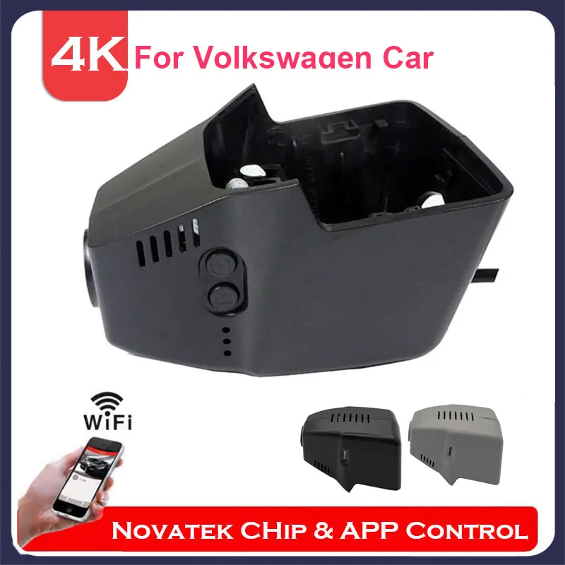 

4K HD подключи и работай Wifi DVR видеорегистратор для VW Volkswagen Atlas Caddy Passat Tiguan Touran B6 B7 B8 Mk2 Cupra Formentor 2017-2021