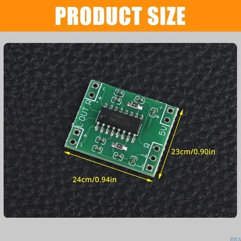 Compactly & Mobile Devices Compactly Design 앰프에서 명확한 오디오 출력을위한 R9UA 효율적인 2x3W 디지털 앰프 보드