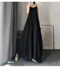 ZZ142 2024 Women's Summer Suspender Skirt Long Temperament High-end A-shaped Pendulum Skirt Bottom Slim Dress Inside 3