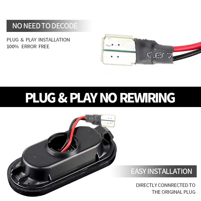 VW Transporter/Multivan T5 7E 7F 7J 7H 2007-2015 Amarok 09 2010-up �� ���� �帣�� LED ���̵� ��Ŀ ���� ���õ�