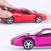 1:32 Ferrari 458 Italia SF90 Supercar Alloy Muscle Car Model Sound and Light Pull Back Children's Toy Collectibles Birthday gift 3