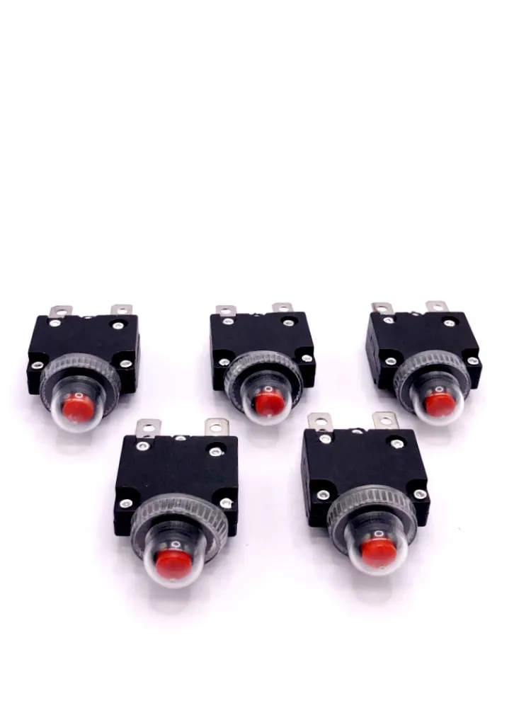 Description Picture 2 of item5Pcs 2A 3A 5A 6A 7A 8A 10A 15A 20A 25A 30A Circuit Breaker Overload Protector Switch Fuse Waterproof Cap