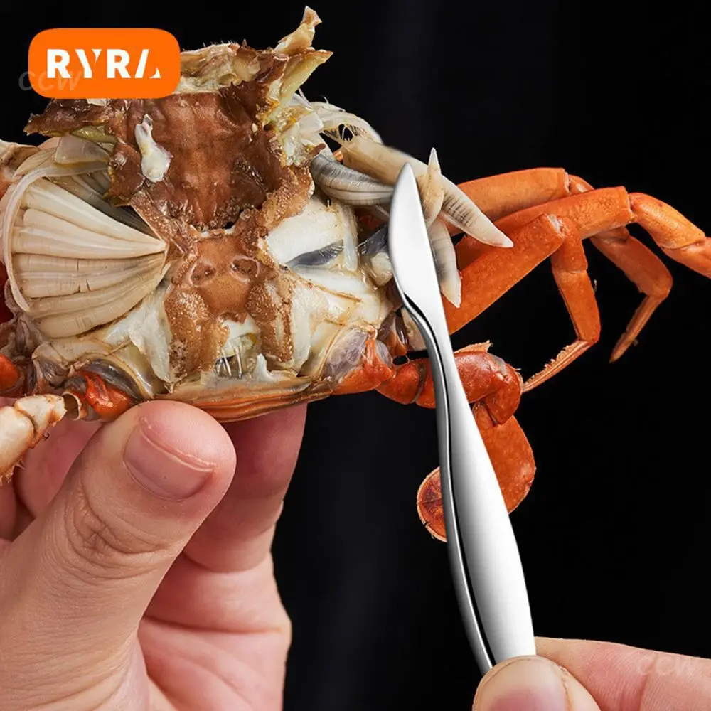 

Игла-краб из нержавеющей стали, удобные инструменты для морепродуктов, зажим-краб для пилинга, зажим-краб, зажим для кухни, пинцет для зачистки крабов