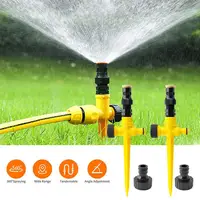 Garden Sprinkler 360° Rotation Irrigation Watering System Automatic Agriculture Lawn Farm Greenhouse Plant Watering Sprinkler 1