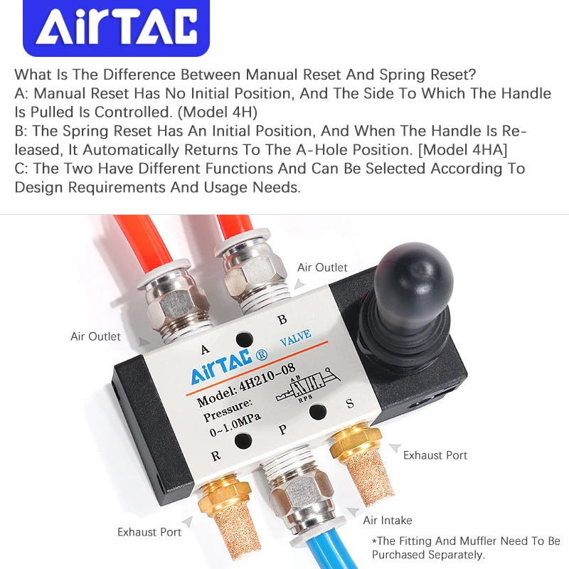 valvula manual do passageiro airtac 4h210 4ha230 4h310 4ha330 original 01