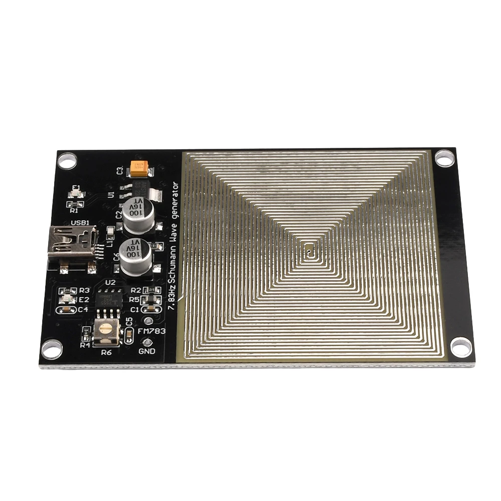 7.83Hz Schumann Wave Generator Ultra Low Frequency Pulse Generator Audio Resonator for Improving Sound Sleep with MiNi USB Cable 4