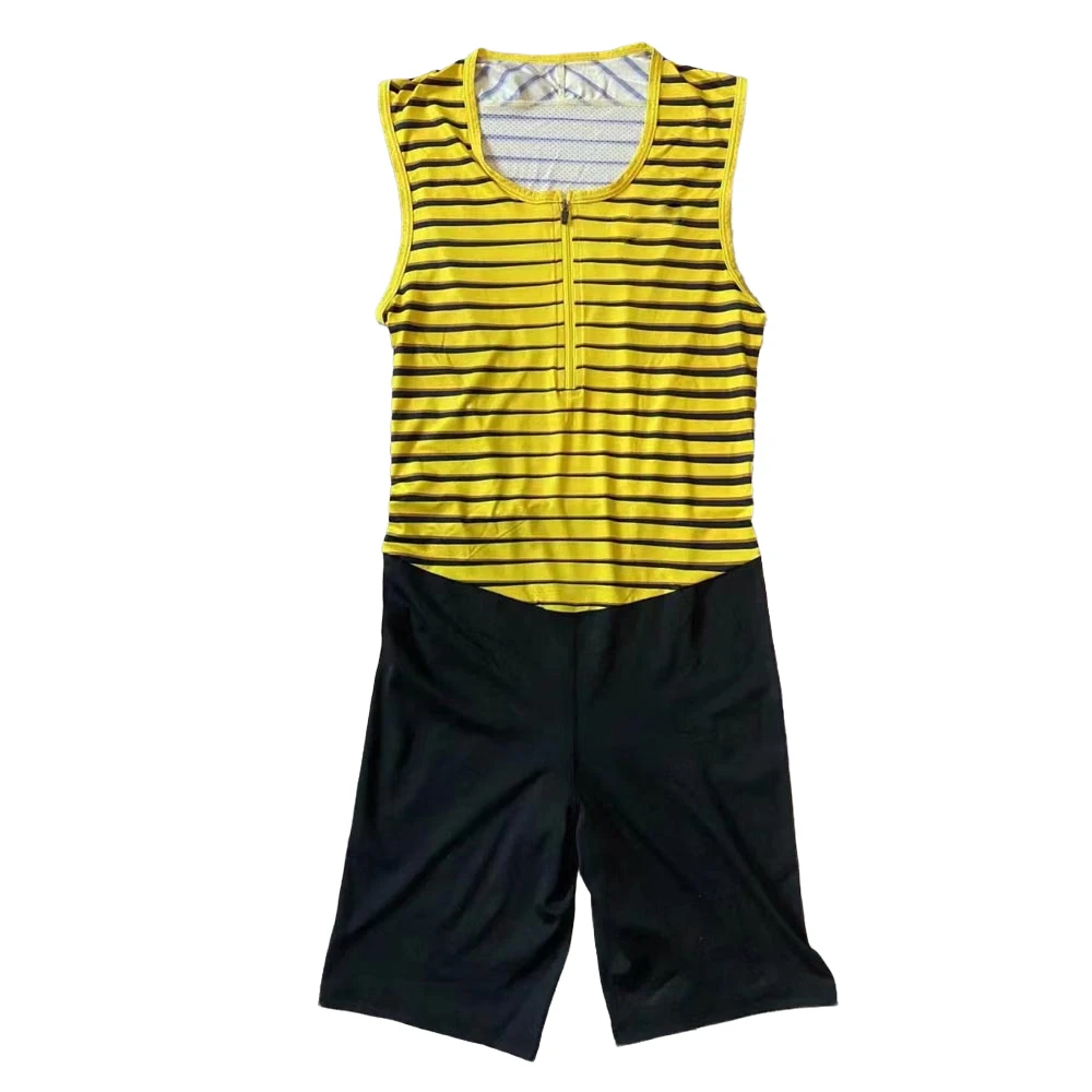 Men Track and Field Suit Marathon T-shirt Man Elite Leggings Sports Shorts Fast Running Speedsuit Middle Pants One-piece Suit