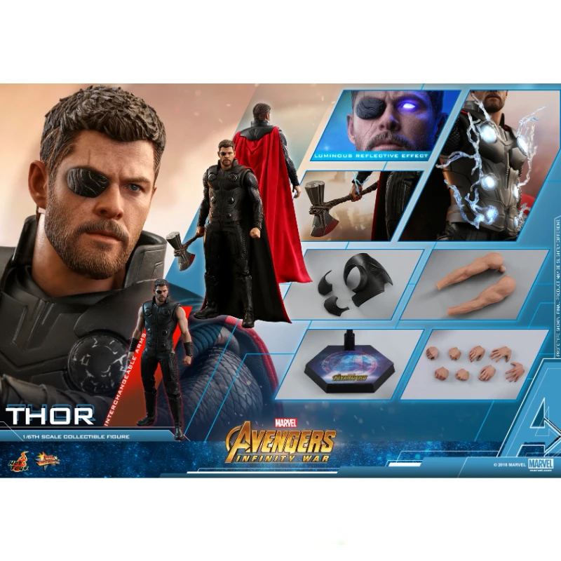 

Женская Игрушка HotToys MMS474 Мстители 3 Тор 7,0 1/6 аниме экшн-фигурка игрушка подарок Коллекционная модель хобби