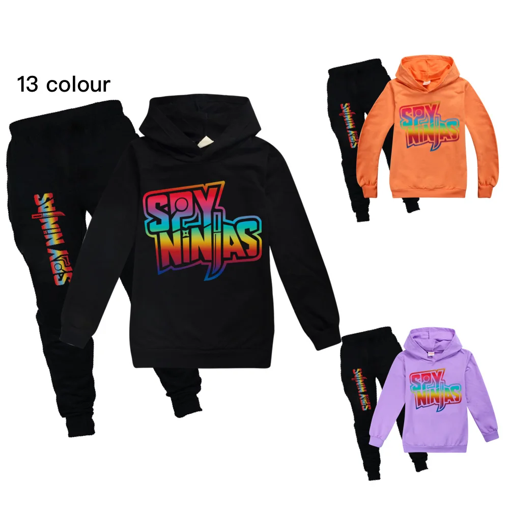 

Spring SPY NINJAS Kids Clothes Baby Boys Girls Long Sleeve Hoodie+Pants 2pcs Sets Children Tracksuits Sweatshirts Sport Suit