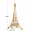 Wooden 3d Puzzle Model Kit Toy Creative Wooden Designer Constructor Eiffel Tower Assembled Model Educational Toys For Children 6