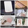LED Foldable Travel Makeup Mirror 3 Colors Light Modes USB Rechargeable Touch Screen Portable Tabletop Cosmetic Mirror Handheld 4
