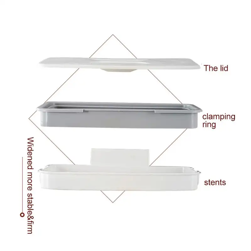 Fashion Kitchen Cabinet Door Basket Kitchen Hanging Trash Can Waste Bin Garbage Rack Tool Storage Holders Trash Racks - Image 3