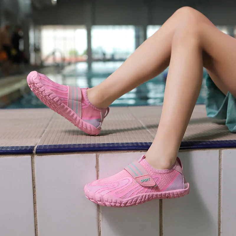 NEW Boys And Girls Beach Quick Diving Shoes Children Swimming Shoes Indoor Fitness Floor Summer Aqua 29-38#