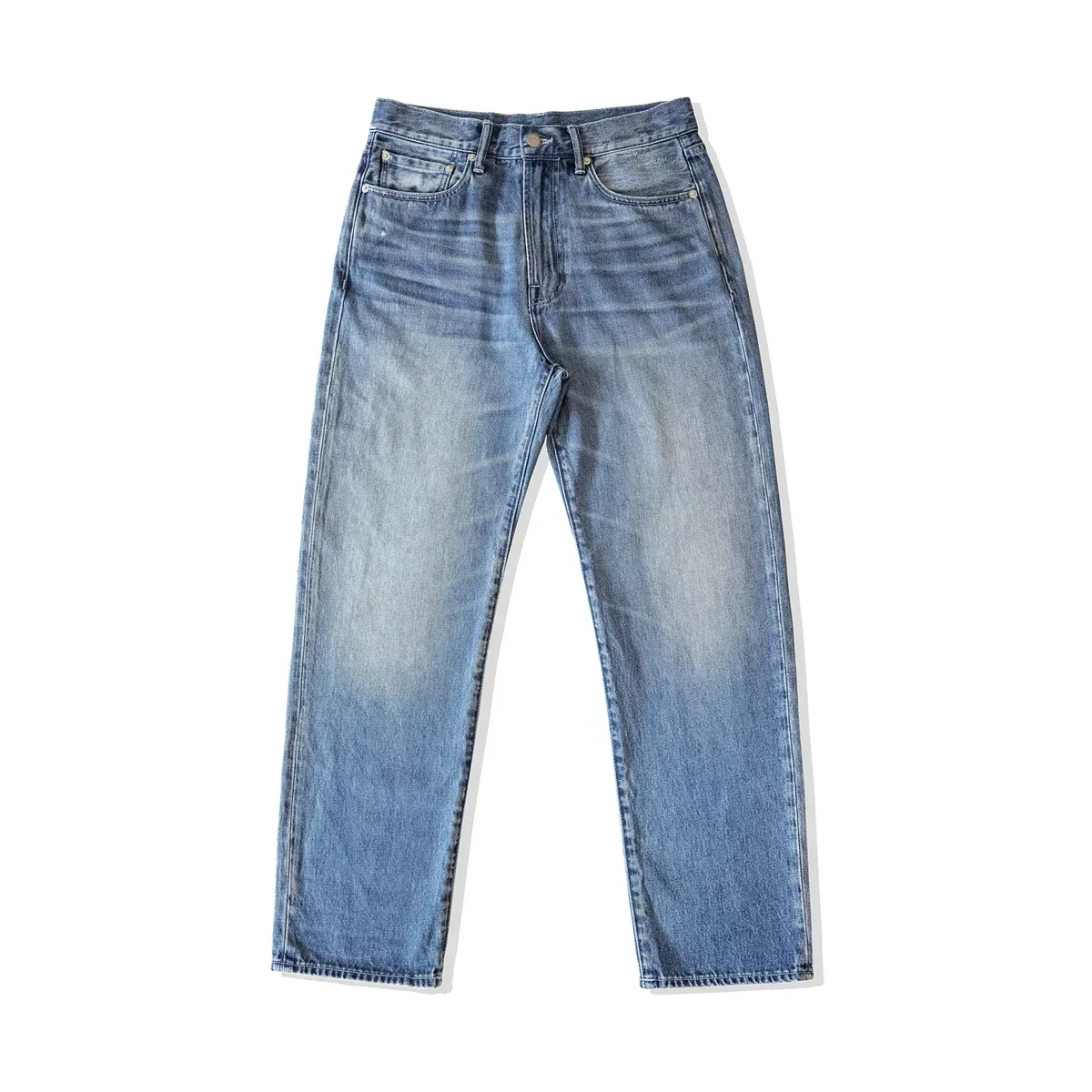 Red Tornado 13oz Denim Jeans 55501-0003 Vintage Wash Men's Designer Pants Light Blue 5