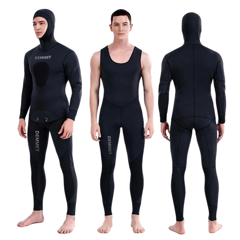 

Camouflage Neoprene 3mm Swim Wetsuits Men's Diving Suit Split Scuba Snorkel Swimsuit Spearfishing Surfing Jumpsuit Equipment