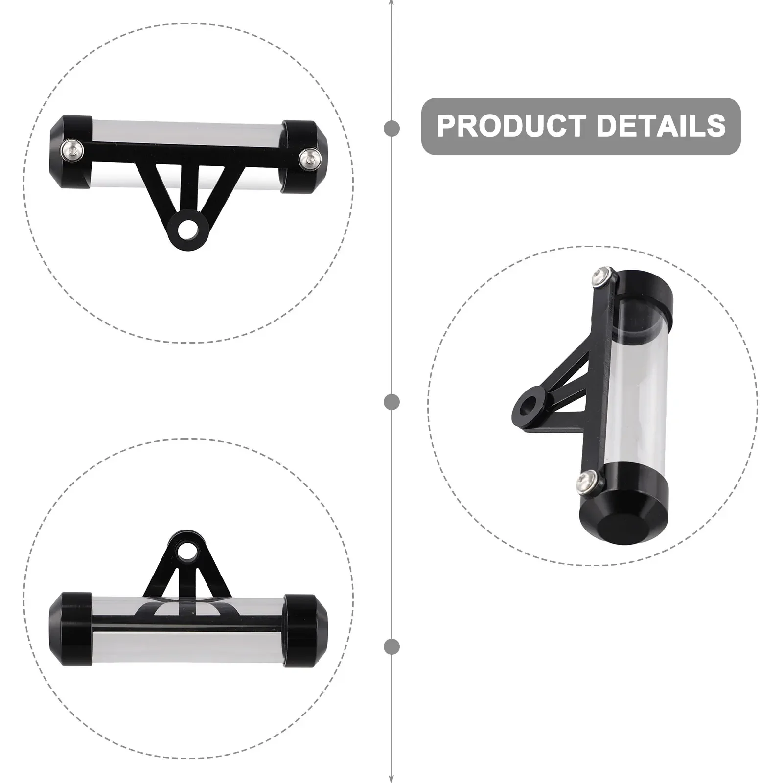 Motorcycle Tube Tax Disc Holder Universal Motorbike Tube Tax Disc
