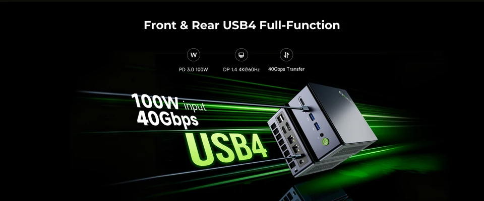 GMKtec ミニPC M7 Ultra NUCBOX AMD Ryzen7 PRO 6850H AMD Radeon