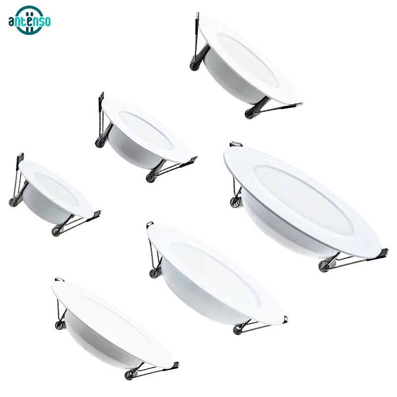 LED Downlight 3W 5W 7W 9W 12W 15W Ceiling Lamp AC 220V Recessed Round Panel Light Spotlight Indoor Lighting led ceiling light,led downlight,led spotlight