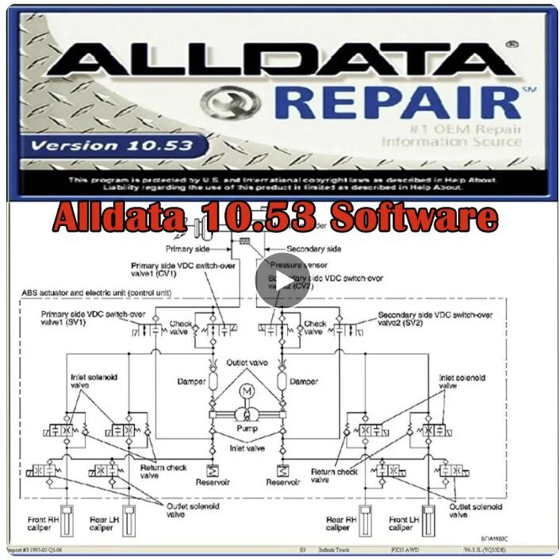 

Newest Alldata 10.53 Automotive Diagnostic Software provides all data technical support for cars and trucks with wiring diagrams