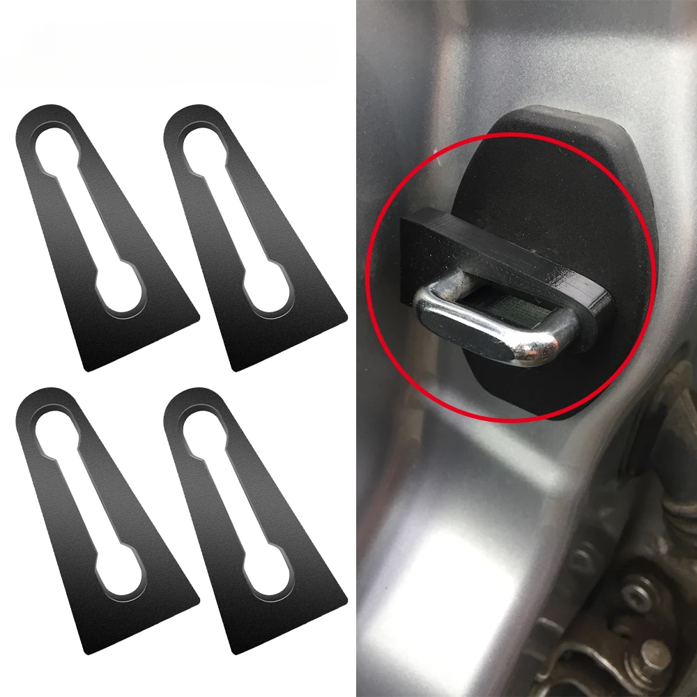 Renault Megane 2 3 4 Car 4X Door Lock Buffer Damping Shock Absorber Seal Pad Deadener Quiet Replacement Accessories car door lock damper shock absorber rubber