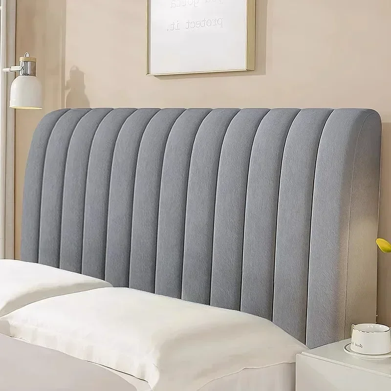 1PC Velvet Quilted Headboard Cover Bed Head Cover כיסוי לראש מיטה All-inclusive Soft Thicken Short Plush Quilting