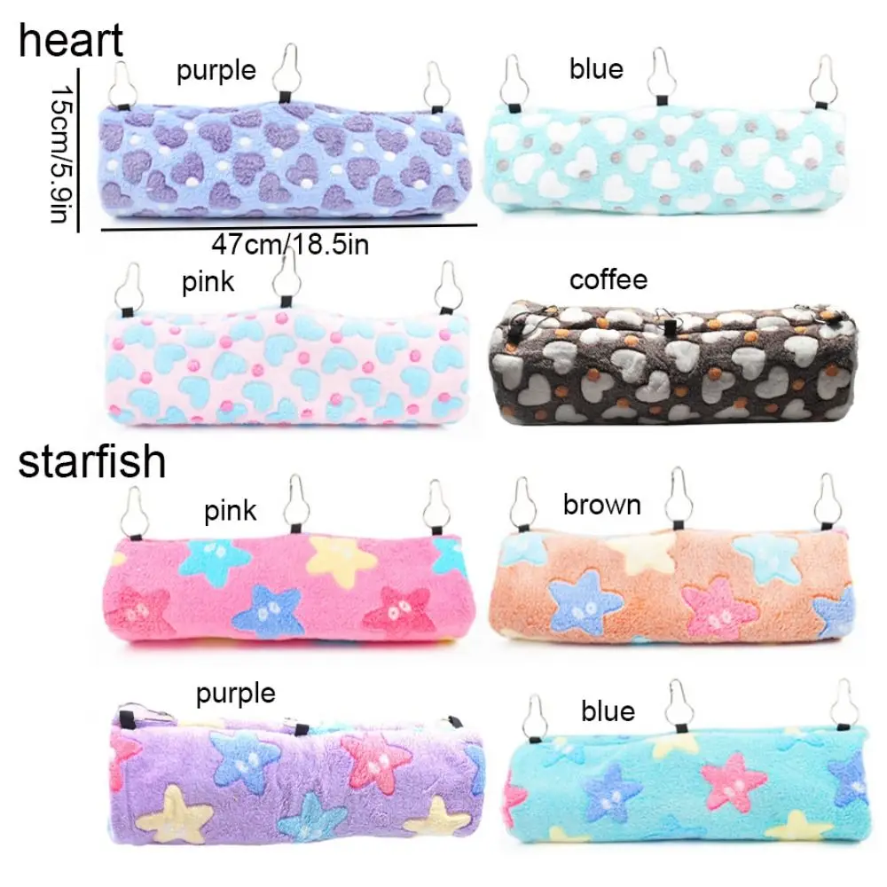 Soft Hamster Warm Channel Warm Comfortable Rat Sleeping Bag Pet Channel Nest Rat Hideout Tunnel Hamster Hanging Hammock Home