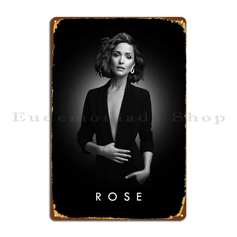 

Металлический плакат в виде таблички, роза, яркий плакат в гостиную, оловянный плакат