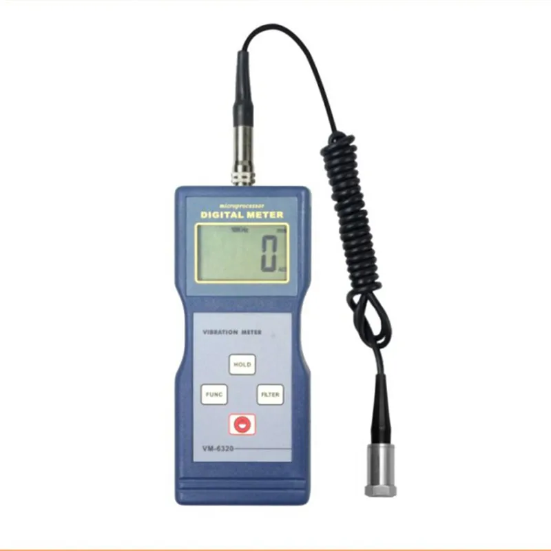 Handheld Digital Vibration Meter Economic Motor Vibration Tester Pls-Vm-6320