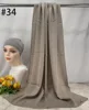 Mini Hijab Modal avec sous-bonnet – Ensemble Basique Extensible, Foulard Fin et Respirant, Protection Solaire, Voile 165*50cm