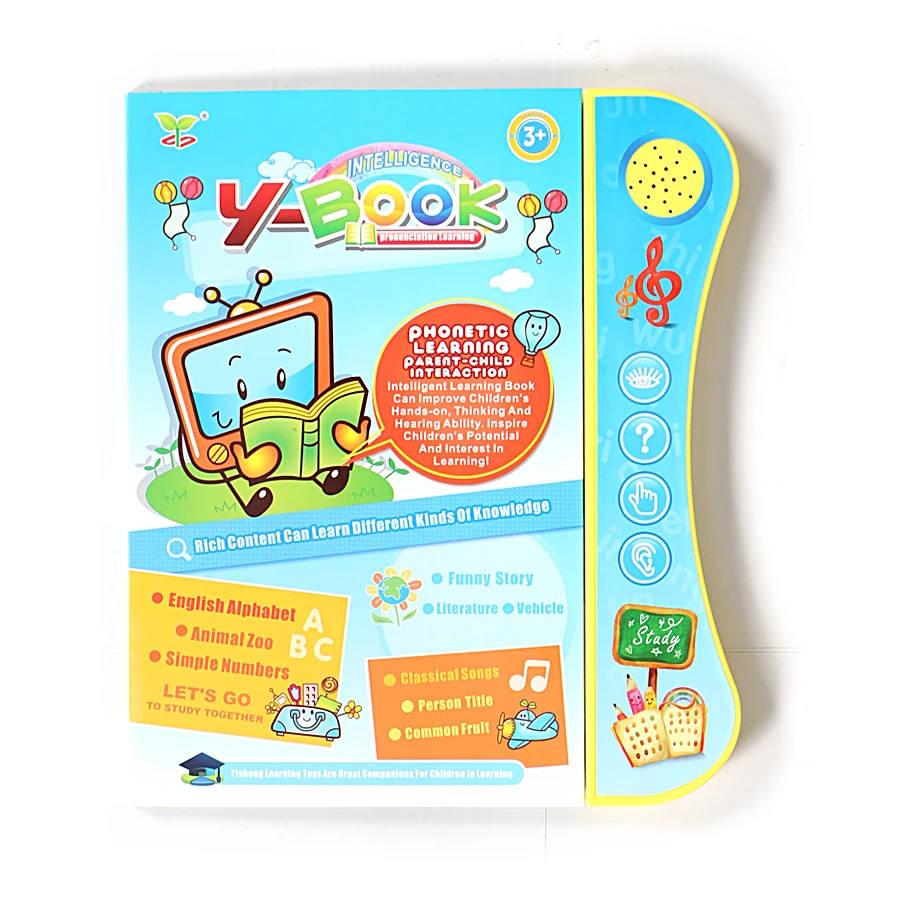 Smart Talking Book Kids Toys English Arabic Learning Machine Electronic Sound Early Learning Books for Kids  Preschool Best Gift 3