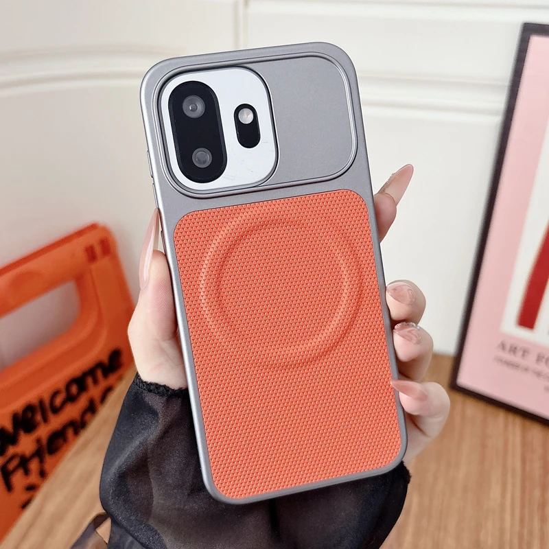 Magnetic Triangle Pattern PU Leather Ultra-Thin Protective Case