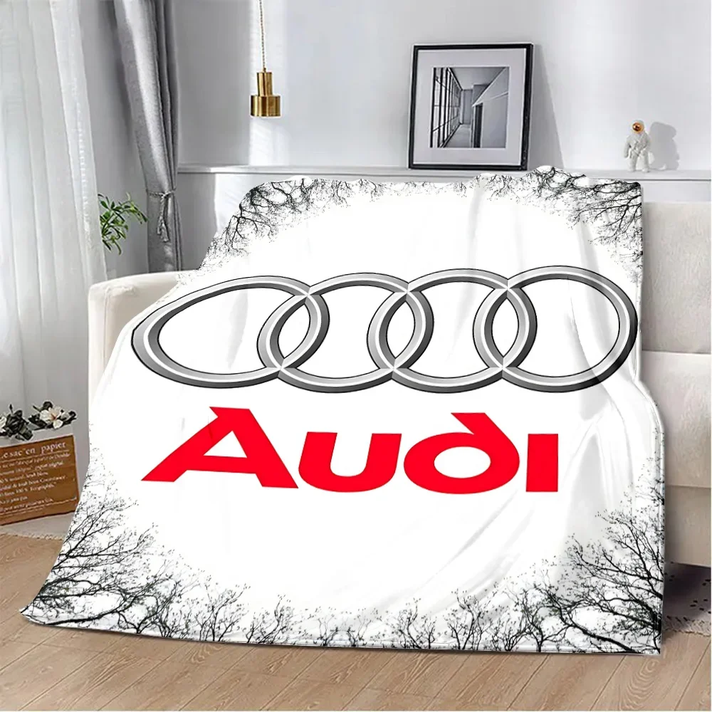Printed Blanket Racing RS A-audis car Picnic Blankets Warm Blanket Soft and Comfortable Blanket Home Travel Birthday Gift 4