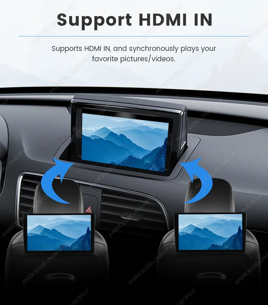 MEKEDE Neu eingetroffen: Dual-System Wireless CarPlay Android Auto Decoding Box für Audi A1 Q3 A4 A5 Q5 MMI 2G 2008-18 MirrorLink DSP – Detail 9